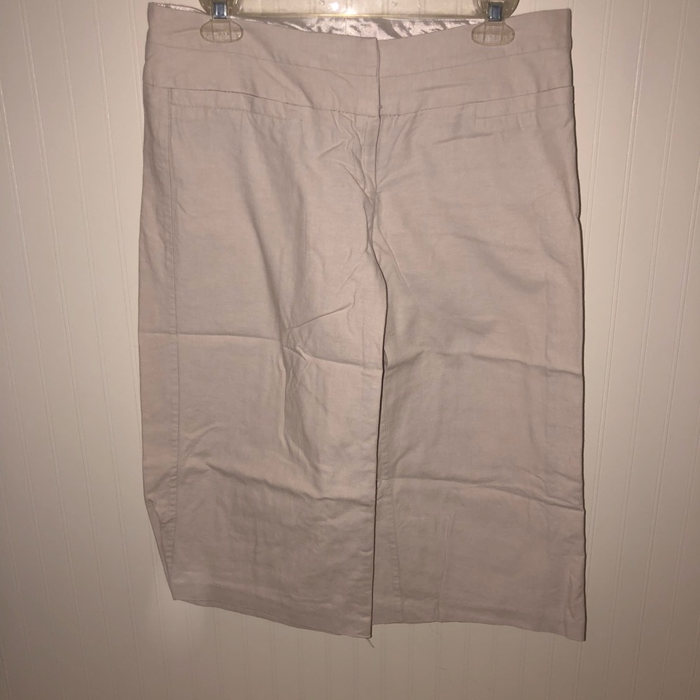 Cream Capris